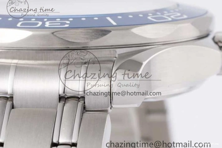 0210 Seamaster Diver 300M SS Blue Ceramic Bezel JVSF 1:1 Best Edition Blue Dial on SS Bracelet A SportInspired 7792